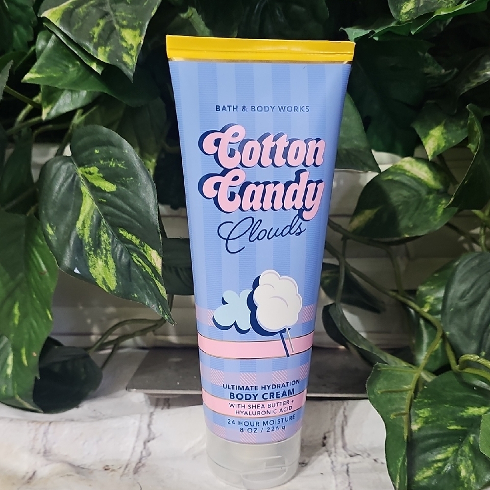 Bath & Body Works Cotton Candy Clouds Body Cream - Blue and Pink